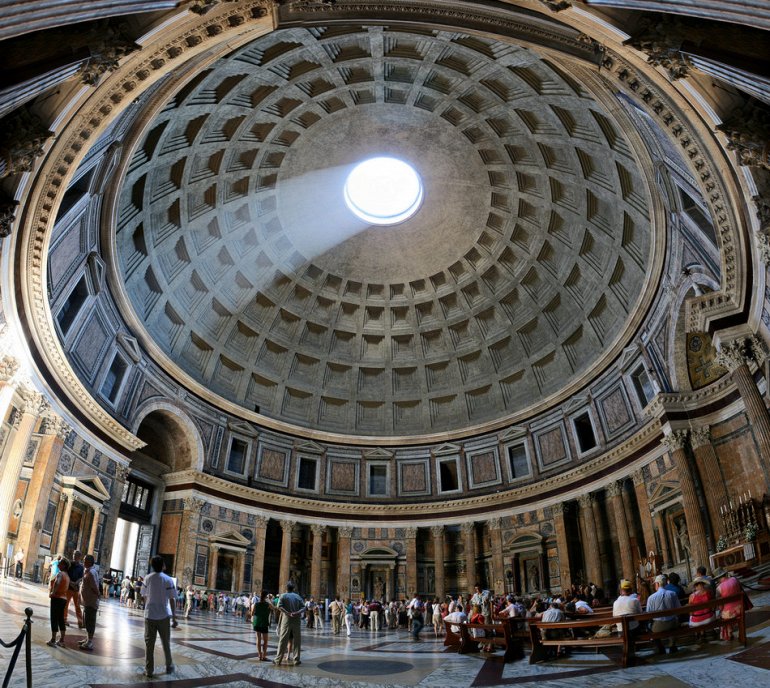 Крыша римского пантеона